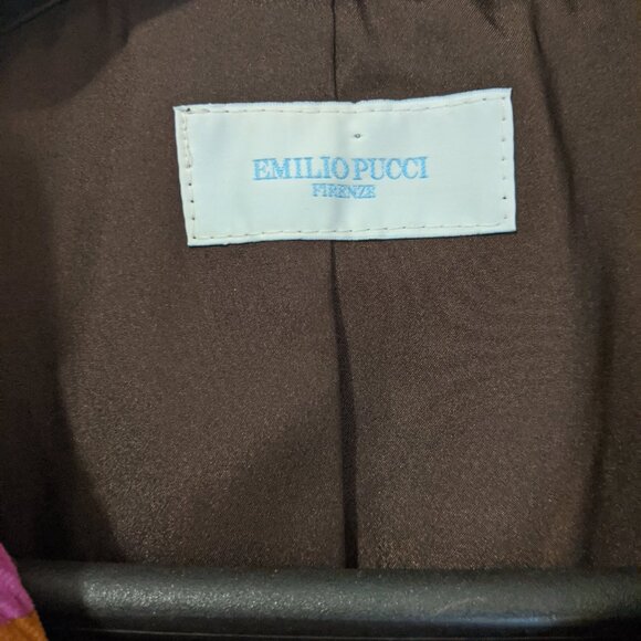 Vintage Emilio Pucci corduroy blazer, Made in Italy designer jacket - Picture 3 of 8